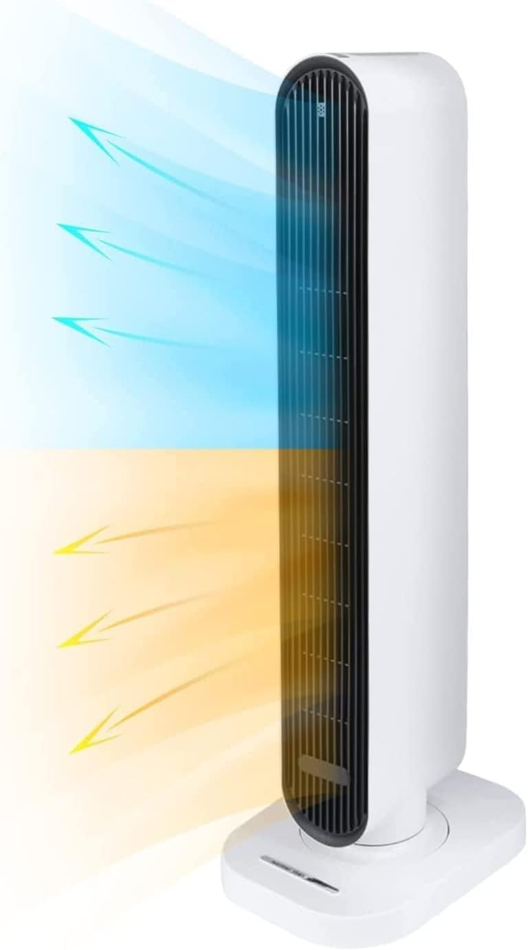 Simple Deluxe Heizlüfter Heizstrahler Elektrische Raumheizung Heizung Elektrisch mit Fernbedienung,1