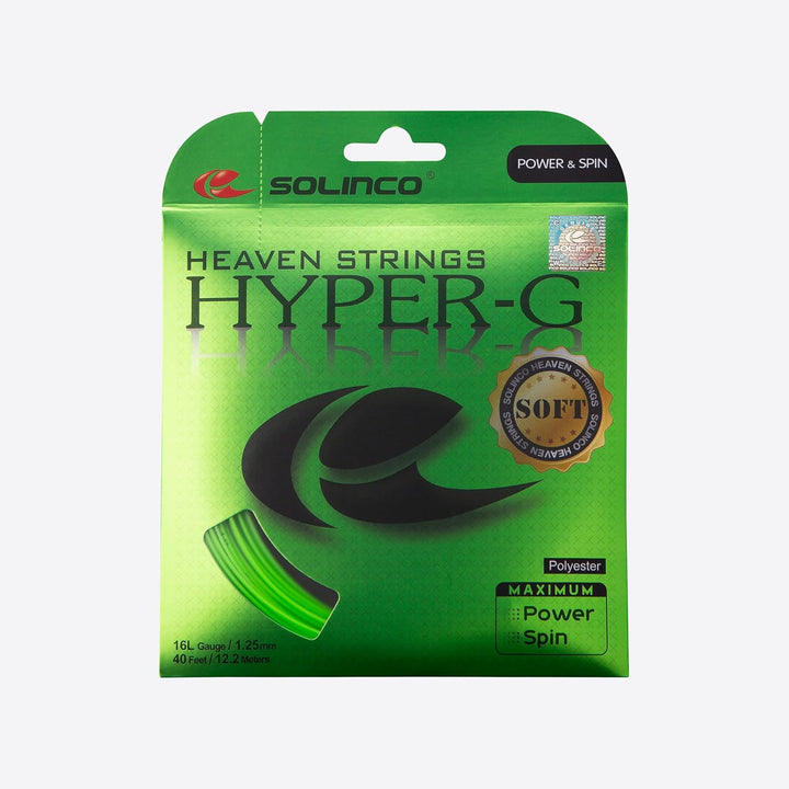 Solinco Hyper-G Soft Tennissaitenrolle 18, 18