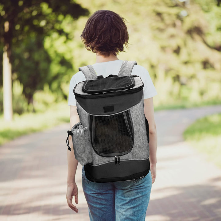 Kato Tirrinia Haustier Hund Träger Rucksack, Haustier Tragetasche mit Mesh für mittelgrosse Hunde Ka