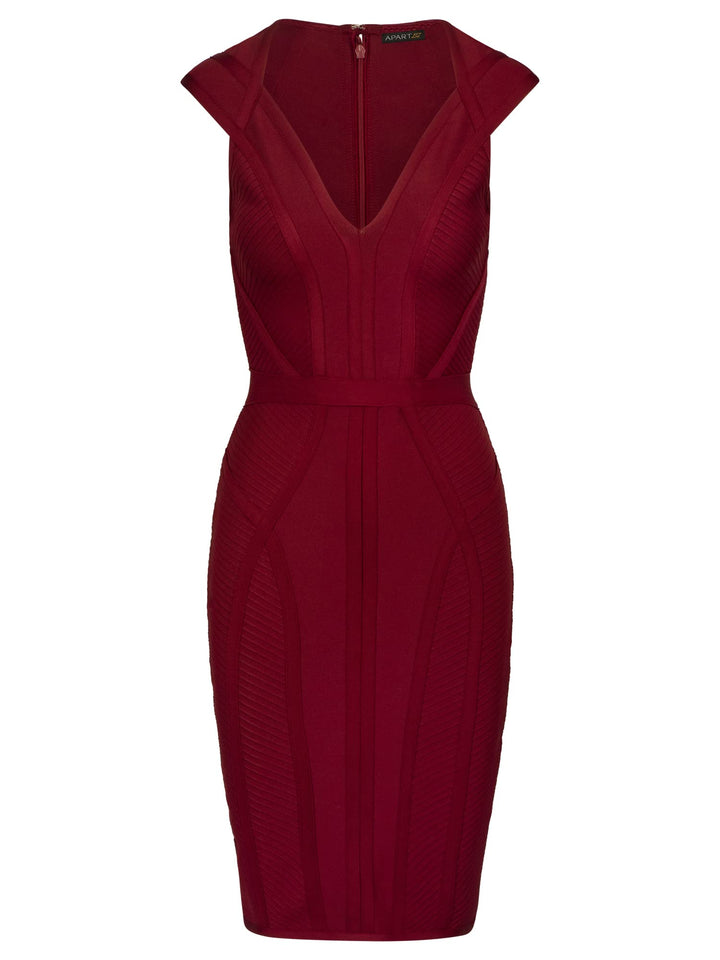 Damen Kleid, Bordeaux