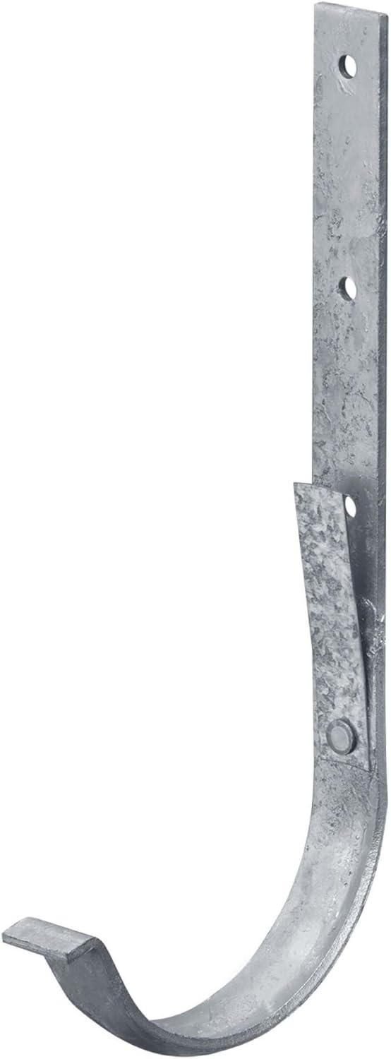INEFA Rinneneisen, Rinnenhalter, halbrund NW 150, 20 Stück Silber Dachrinnenzubehör, Dachrinnenhalte