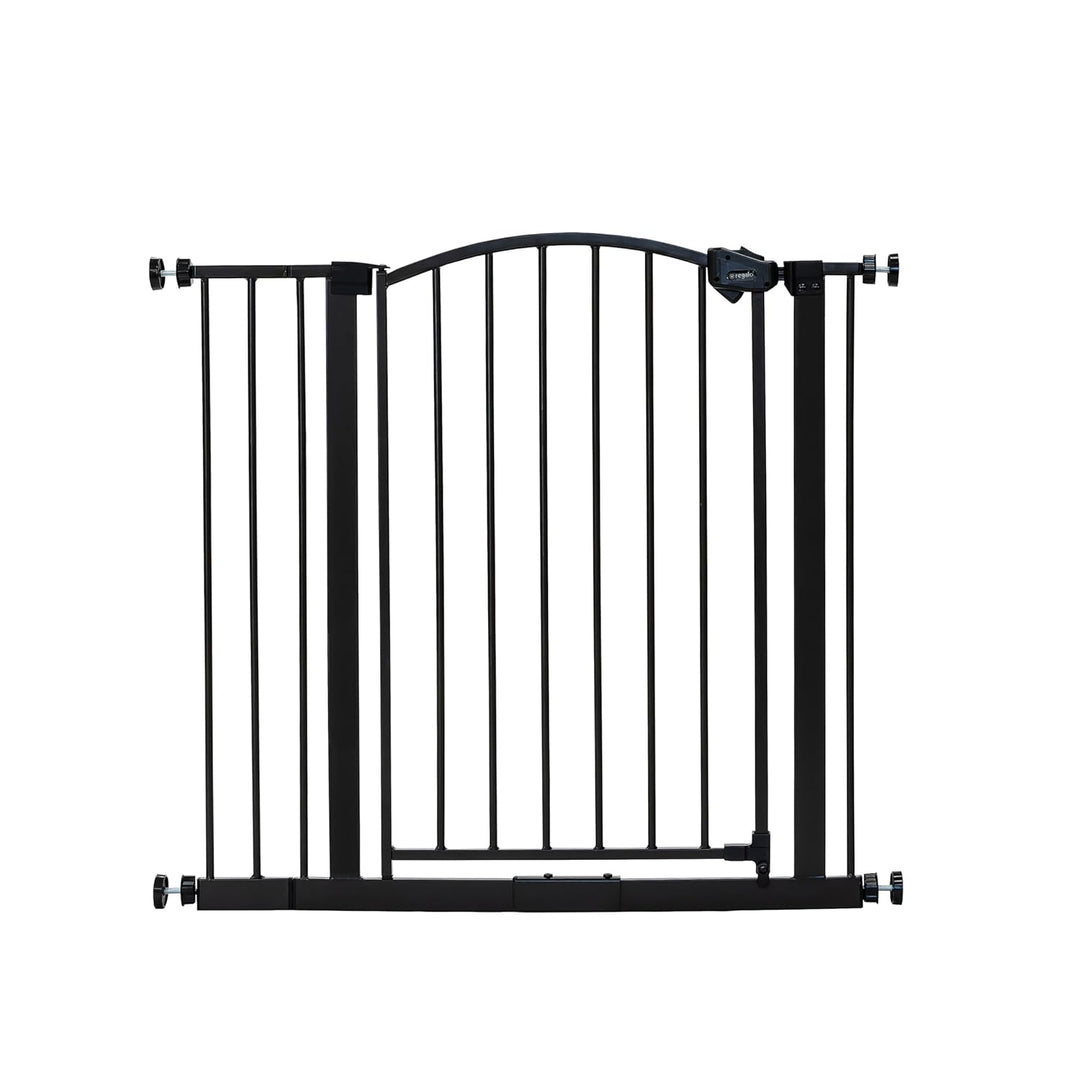 Regalo Arched Decore Easy Step Extra Wide Baby Gate, Extra Wide