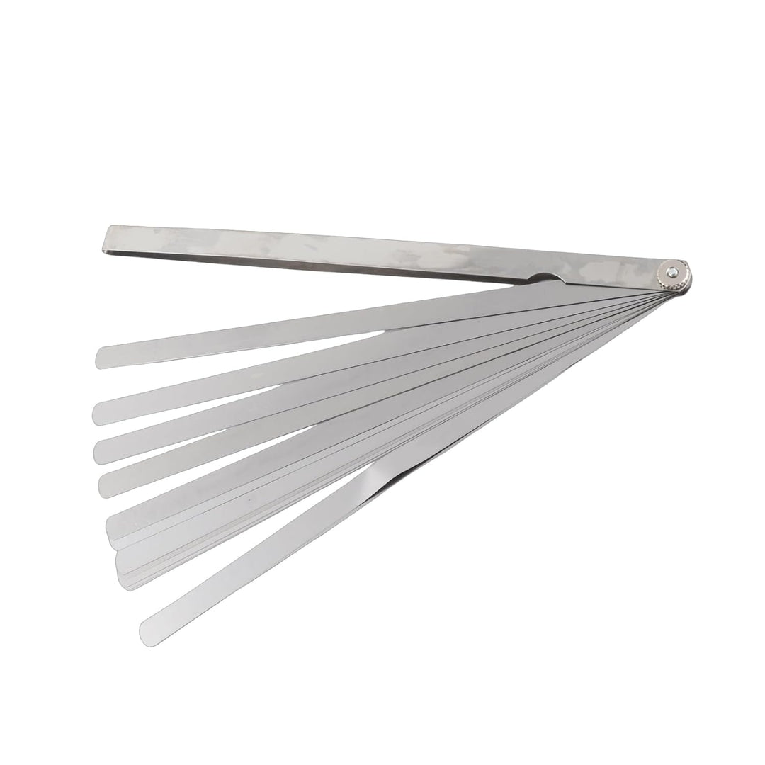 Präzisions Fühlerlehre Set, 300 mm, 17 Klingen aus Edelstahl, 0,02-1,00 mm Metrische Messlehre für S