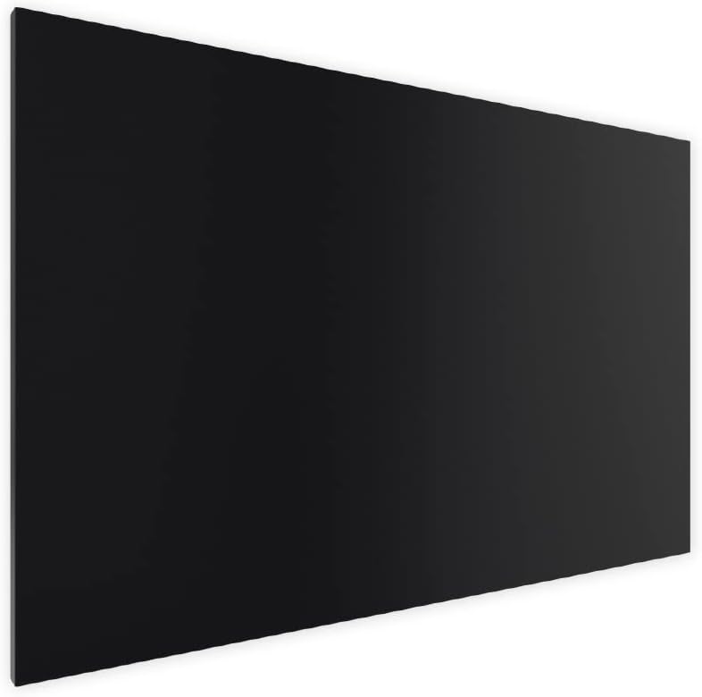 ALLboards Metallische Magnettafel KREIDETAFEL SCHWARZ 90x60cm MetalBoards Memoboard für jede Art von