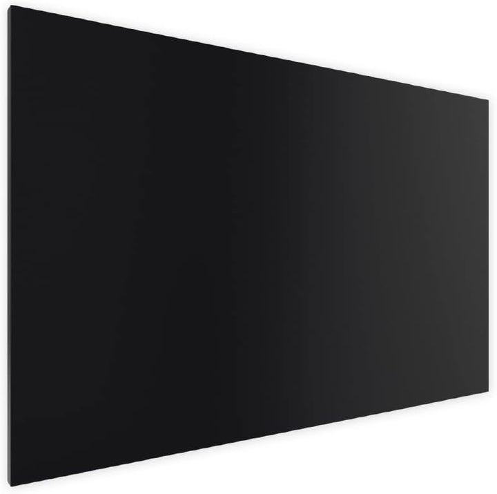 ALLboards Metallische Magnettafel KREIDETAFEL SCHWARZ 90x60cm MetalBoards Memoboard für jede Art von