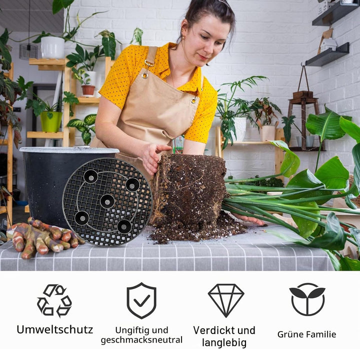 Topfpflanzen Ständer, 9 Stück Topfpflanzenständer 30CM, Pflanzenständer, Blumentopf Ständer, Drainag