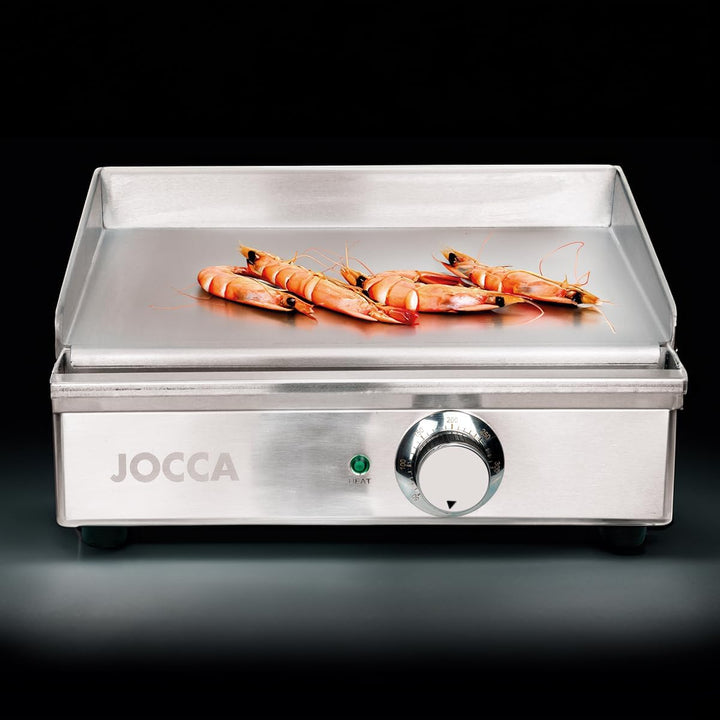 Jocca- Elektrische Grillplatte für die professionelle Küche | Teppanyaki | Tischgrill | Geeignet für