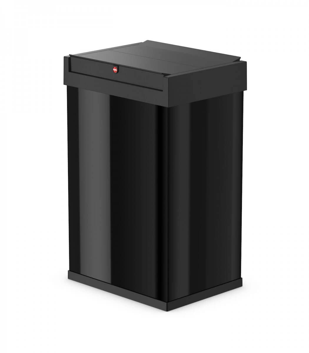 Hailo Abfallsammler 3273101 | Einsatz Wertstoffbox 53 Liter | Schwingdeckel Mülleimer | Kunststoff S