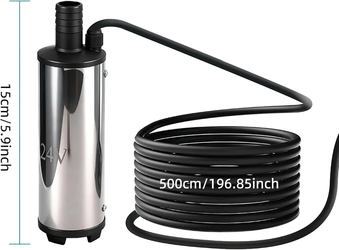 Tragbare Wasserpumpe Sumpfpumpe für Makita 18V Lithium Akku, 21V Transferpumpe mit 5m kabel, Elektri
