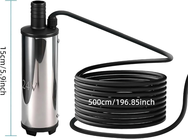 Tragbare Wasserpumpe Sumpfpumpe für Makita 18V Lithium Akku, 21V Transferpumpe mit 5m kabel, Elektri