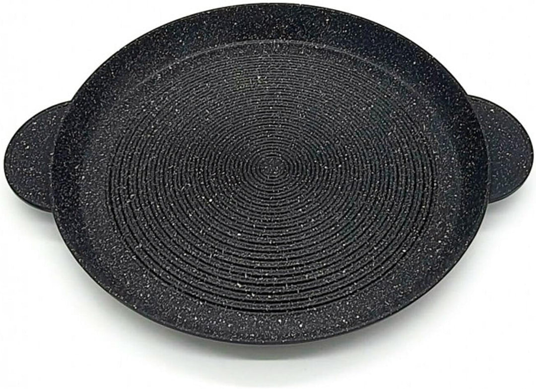 Pizzablech 36cm Pizzapfanne | Induktion Pizzapfannen Rund Antihaft | Backblech Pizzaform Grillplate