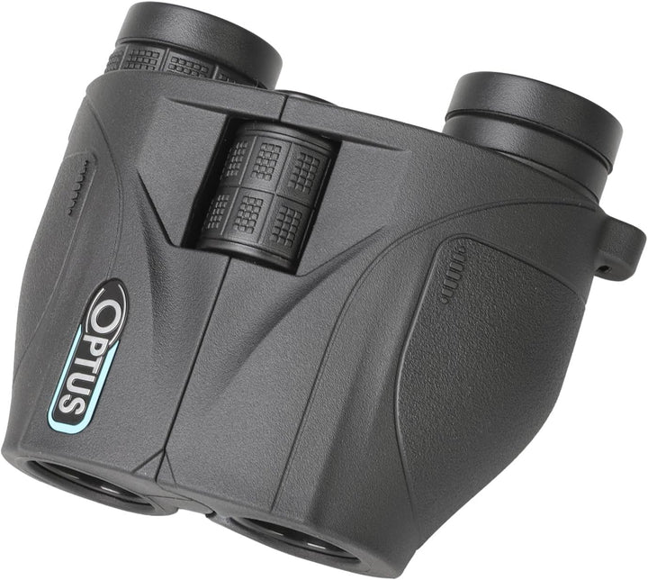 Optus 10x25 Fernglas kompakt mit 10 Fach Vergrösserung, Reverse Porro, BK 7 Glas, Mehrschichtvergütu