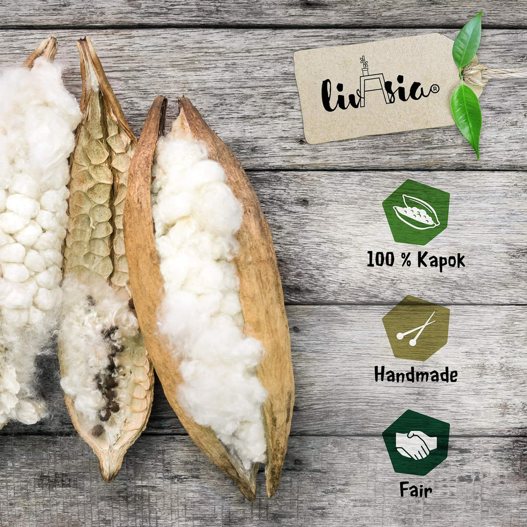 livasia Sitzkissen Boden Thaiseide, Bodenkissen Indoor/Outdoor, Meditationskissen Yogakissen, Stuhla