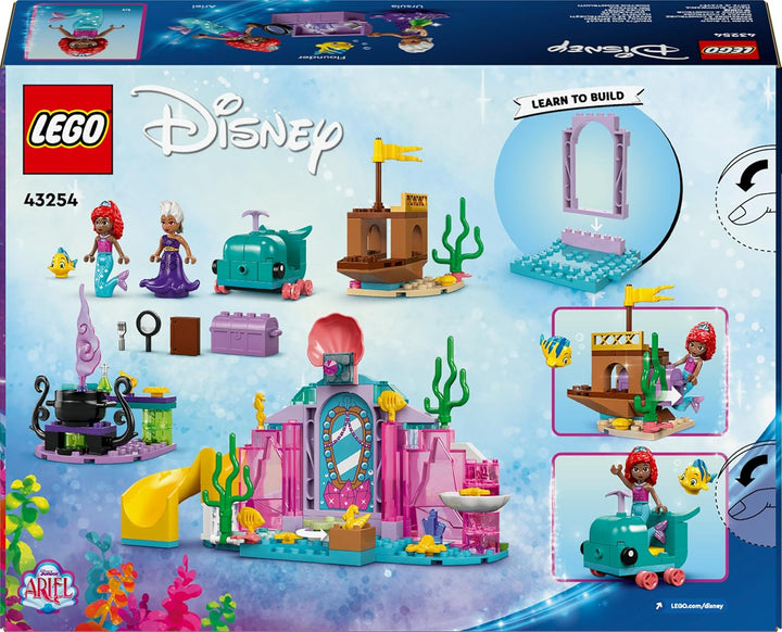 LEGO | Disney Princess Arielles Kristallhöhle, Fantasy-Spielzeug für Kinder mit Meerjungfrau-Figur,
