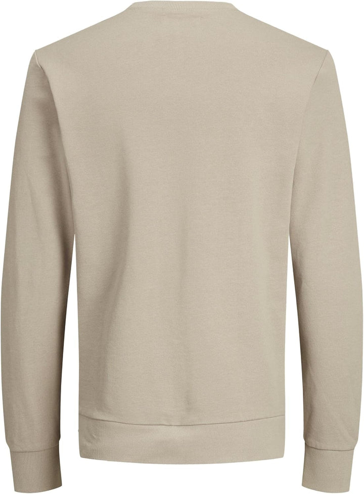 JACK & JONES Male Sweatshirt Klassisches S Crockery, S Crockery