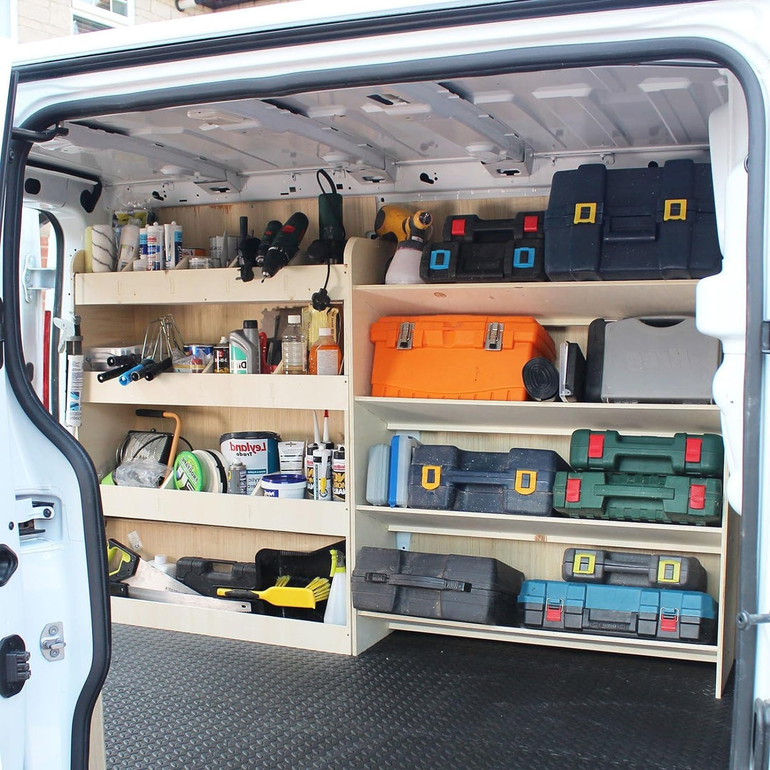 Vanify - Kompatibel mit Opel VIVARO L1 2014-19 Fahrzeugeinrichtung Fahrzeugregale, Werkzeugkasten un