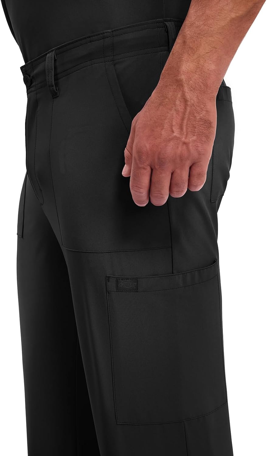 Dickies EDS Essentials Natural Rise Herren-OP-Hose mit Kordelzug, Blau, Grösse M Schwarz XS Kurz, Sc