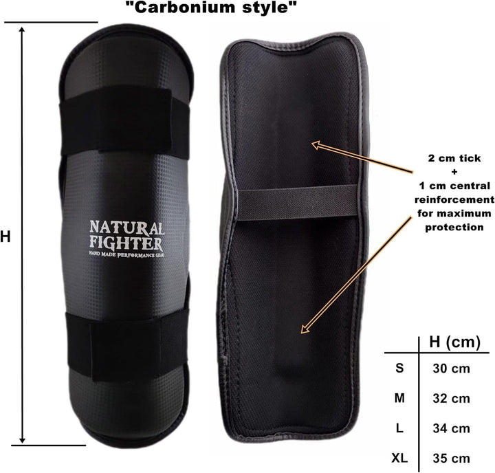 Paratibie Jkd Muay Thai Boxen Sparring Synthetik Leder Carbon Stil, S