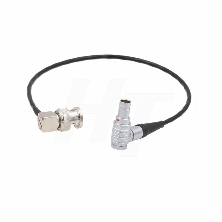 HangTon Timecode-Kabel für V-Raptor Komodo, rechtwinklig, 9-polig, 25 cm RA BNC 25 cm, RA BNC 25 cm