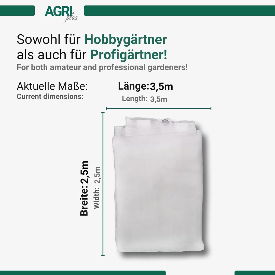 AGRI plus Universalnetz für Sandkasten, Pool &amp; Teich | 2,5 x 3,5 m | Verschiedene Masse | Netz engma
