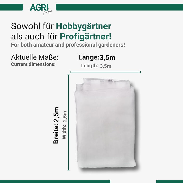 AGRI plus Universalnetz für Sandkasten, Pool &amp; Teich | 2,5 x 3,5 m | Verschiedene Masse | Netz engma