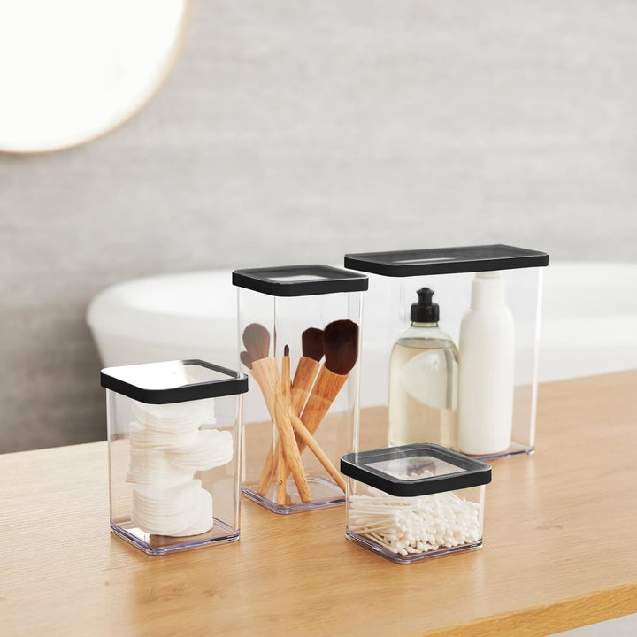 Rotho Loft 5er-Set Vorratsdosen mit Deckel | Behälter für Lebensmittelaufbewahrung | aromadicht & le