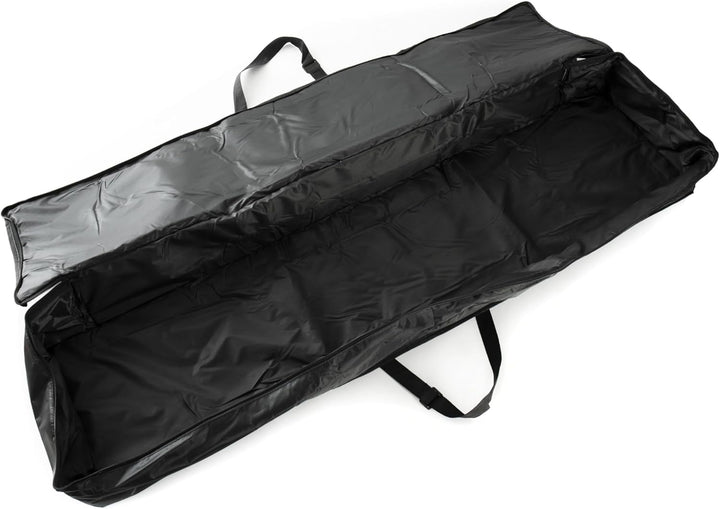Fame BAG-88, Leicht Wattierte Keyboardtasche, 131x14x32cm, Schwarz, mit 2 Zubehörtaschen, Kompatibel