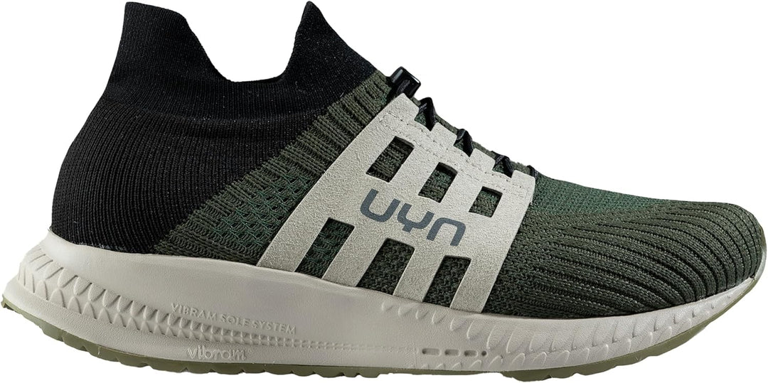 UYN Herren Nature Tune Vibram Sneaker 47 EU Militär Schwarz, 47 EU Militär Schwarz