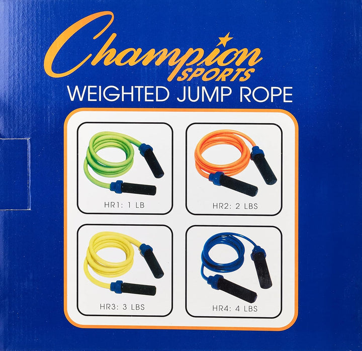 Champion Sports Gewichtetes Springseil. 4 Lb blau, 4 Lb blau