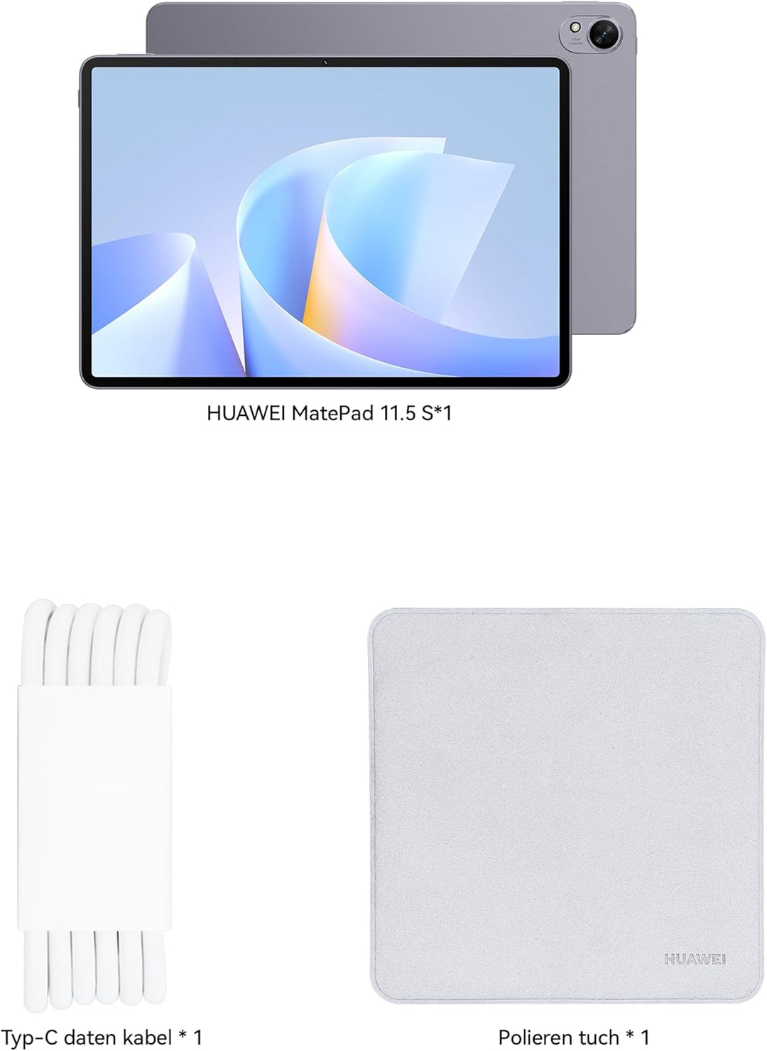 HUAWEI MatePad 11.5 S 2026 Tablet, 2.8K 144Hz Ultraklares PaperMatte Display, 12+256GB, 8800 mAh Akk