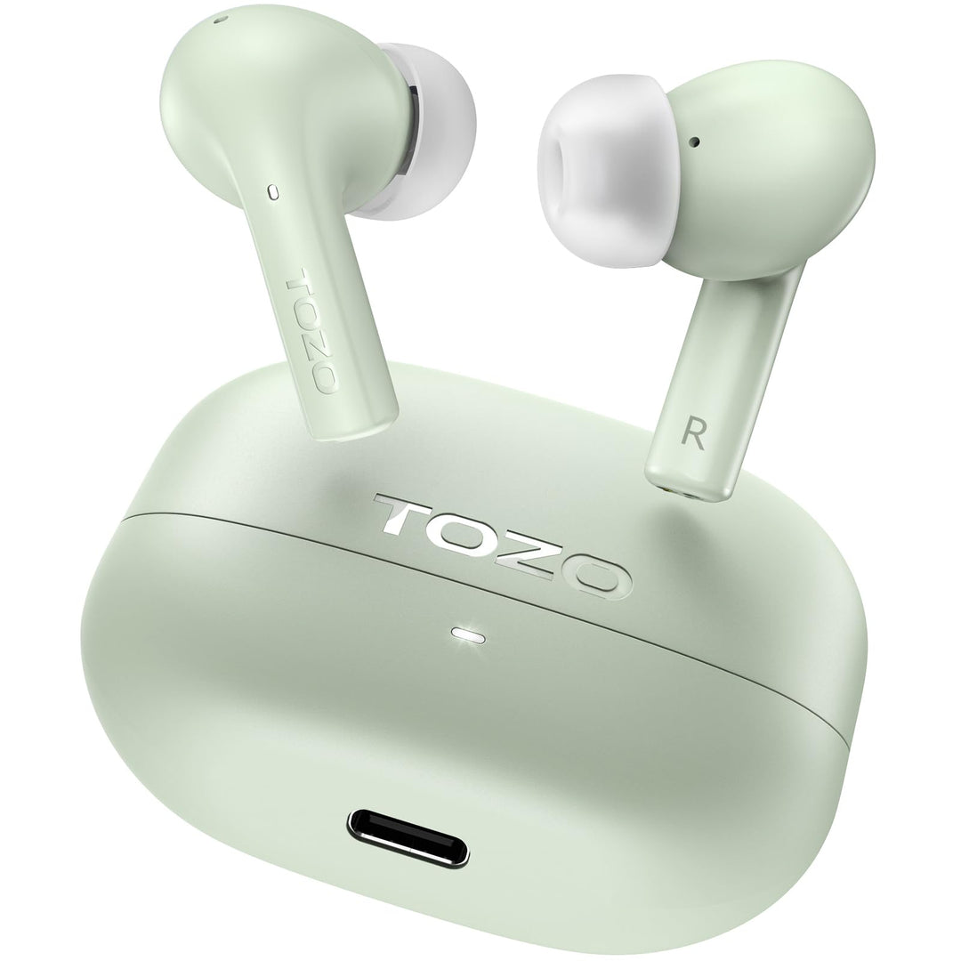 TOZO E2 Kabellose Bluetooth In Ear Kopfhörer mit APP Steuerung, 30 Std Akkulaufzeit, Tiefer Bass, 2