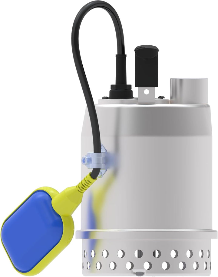 SFA - Sanisub Steel 50 A - Kellerentwässerungspumpe - Tauchpumpe für Grauwasser - Tragbar - Automati