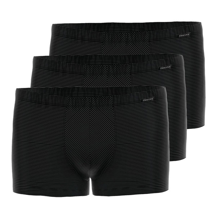 Ammann 3er Pack Herren Pants Retro-Shorts - Cotton & More - Unterhose ohne Eingriff - Modal-Baumwoll