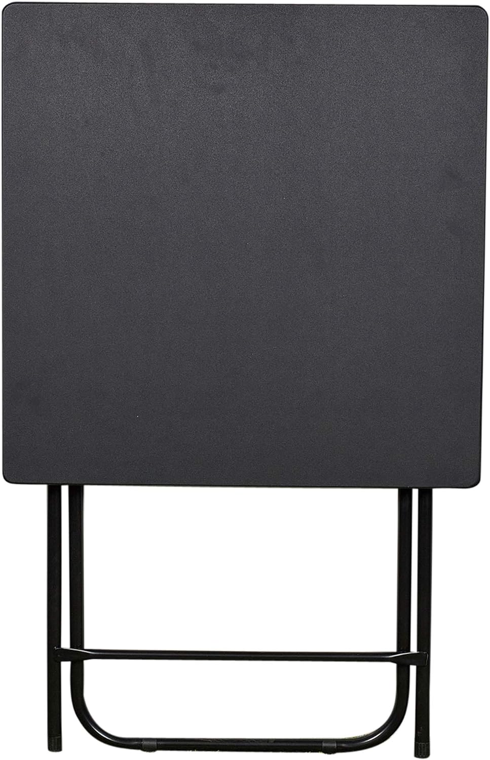 URBNLIVING Metall Beine Faltbar Seite Kaffeetisch - Schwarz, Large Schwarz Large, Schwarz Large