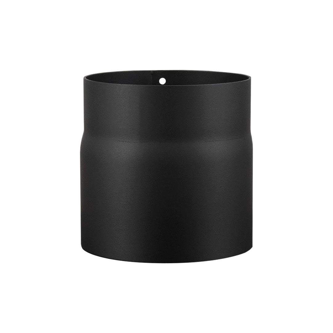 Ofenrohr 150 mm Verlängerung - im Durchmesser Ø 150 mm - Farbe: schwarz - Rauchrohr Verlängerung