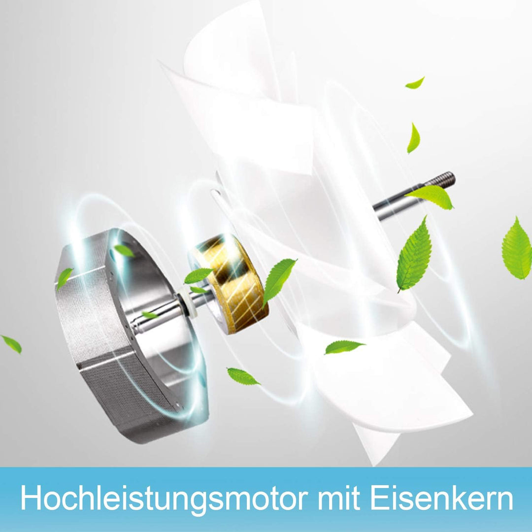 Badlüfter 100mm, Badezimmerlüfter Lüfter für Effiziente Belüftung Leiser Betrieb Abluftventilator Ve
