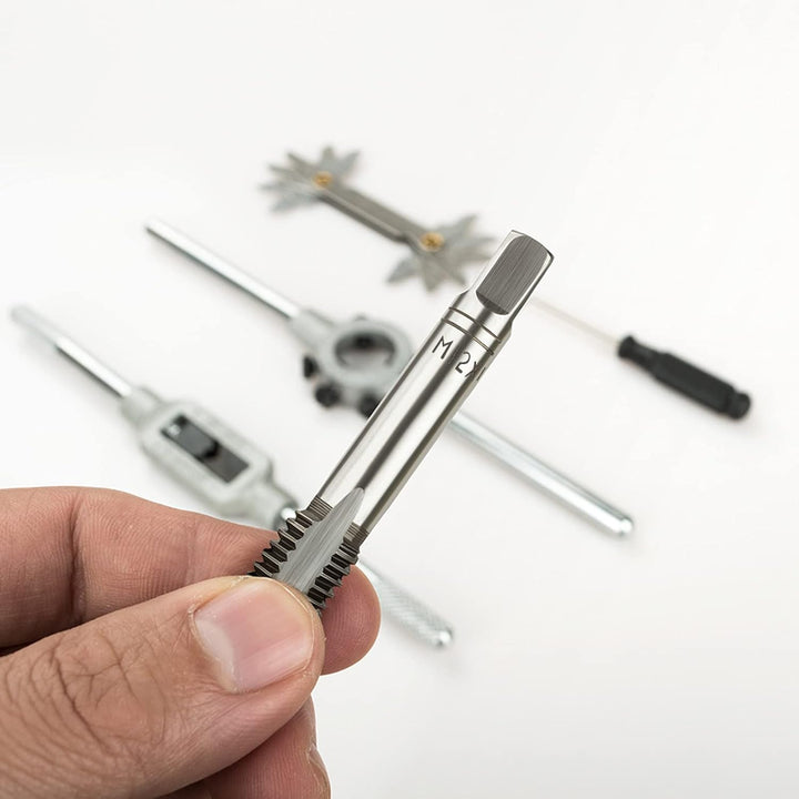 32 teilig Gewindeschneid-Set, legierter Stahl, metrisches Schraubengewinde, Schneidwerkzeuge, Kegelb