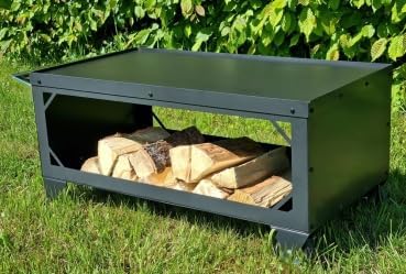 Universal-Untergestell für Gartenofen, Stahl, schwarz emailliert | Geeignet für Gartenöfen, Gartenhe