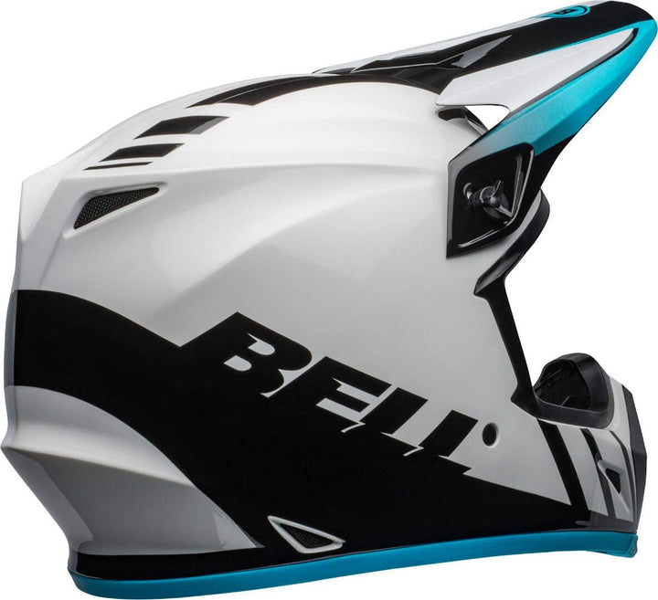 Bell Crosshelm MX-9 MIPS® Strike Dash White/Blue-S