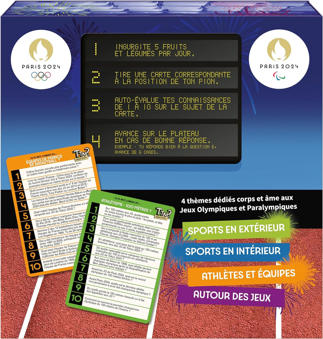 TTMC (Tu Te Mets Combien) ? Edition JO Paris 2024 - Gesellschaftsspiel - Atmosphäre - Quiz Allgemein