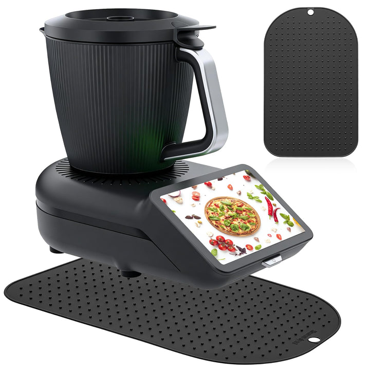 SelfTek Anti-Rutsch Matte für Thermomix TM7- Silikon Matte Rutschhemmung & Geräuschreduzierend, Zube