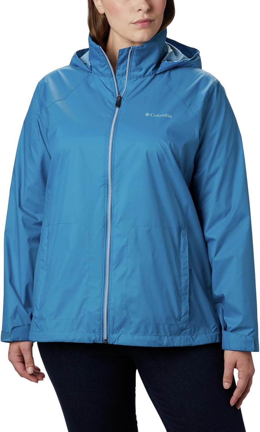 Columbia Damen Switchback III Jacket Wasserdichte Regenjacke (1er Pack) L Dunkler Pool, L Dunkler Po