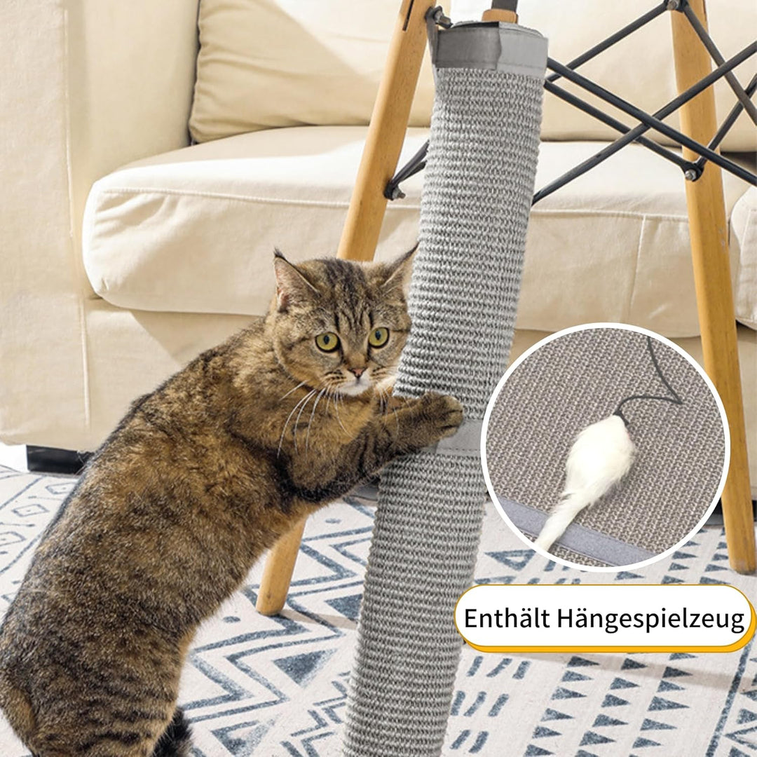 JanYoo 2 Stück Katze Kratzschutz Katzenkratzmatte Möbelschutz Pet Tischbein Katzenkratzer Kratzmatte