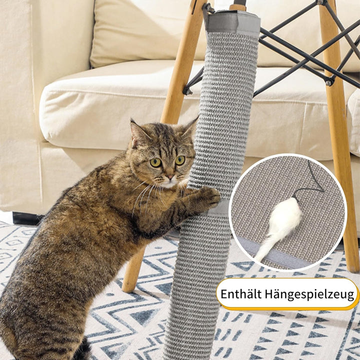 JanYoo 2 Stück Katze Kratzschutz Katzenkratzmatte Möbelschutz Pet Tischbein Katzenkratzer Kratzmatte