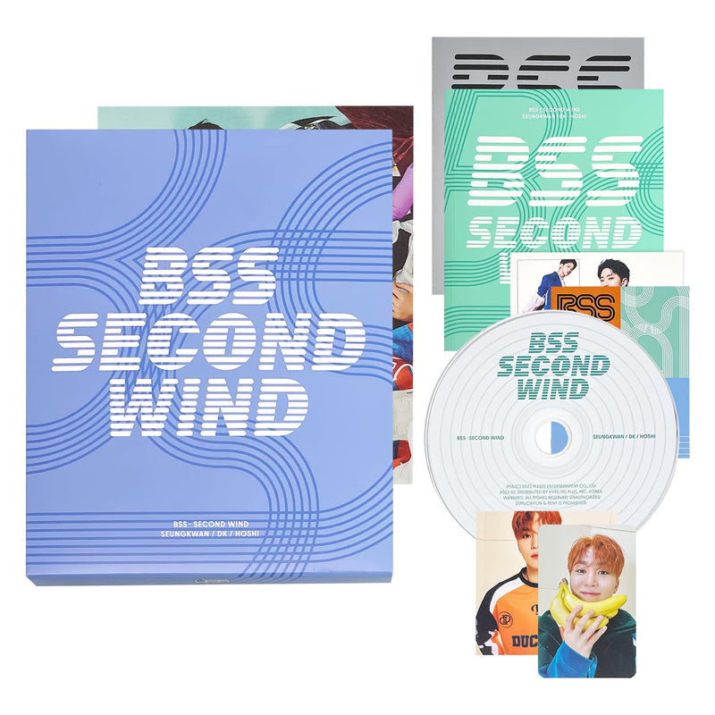 BSS (SEVENTEEN) - 1st Single Album [SECOND WIND] Out Box + Photo Book + Lyric Book + CD-R + Photo Ca