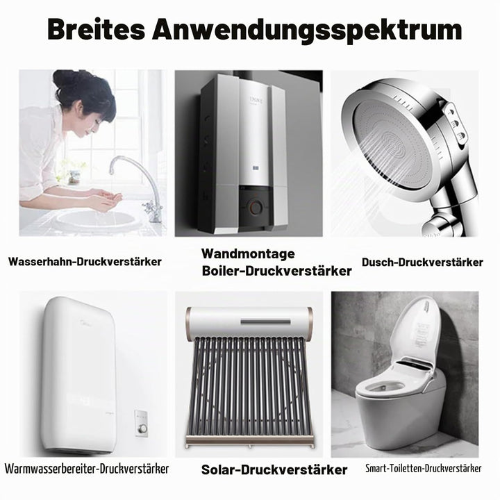 180W Druckerhöhungspumpe ABS Hauswasserdruckerhöhungspumpe für Küchenspüle Dusche DC24V EU-Stecker A