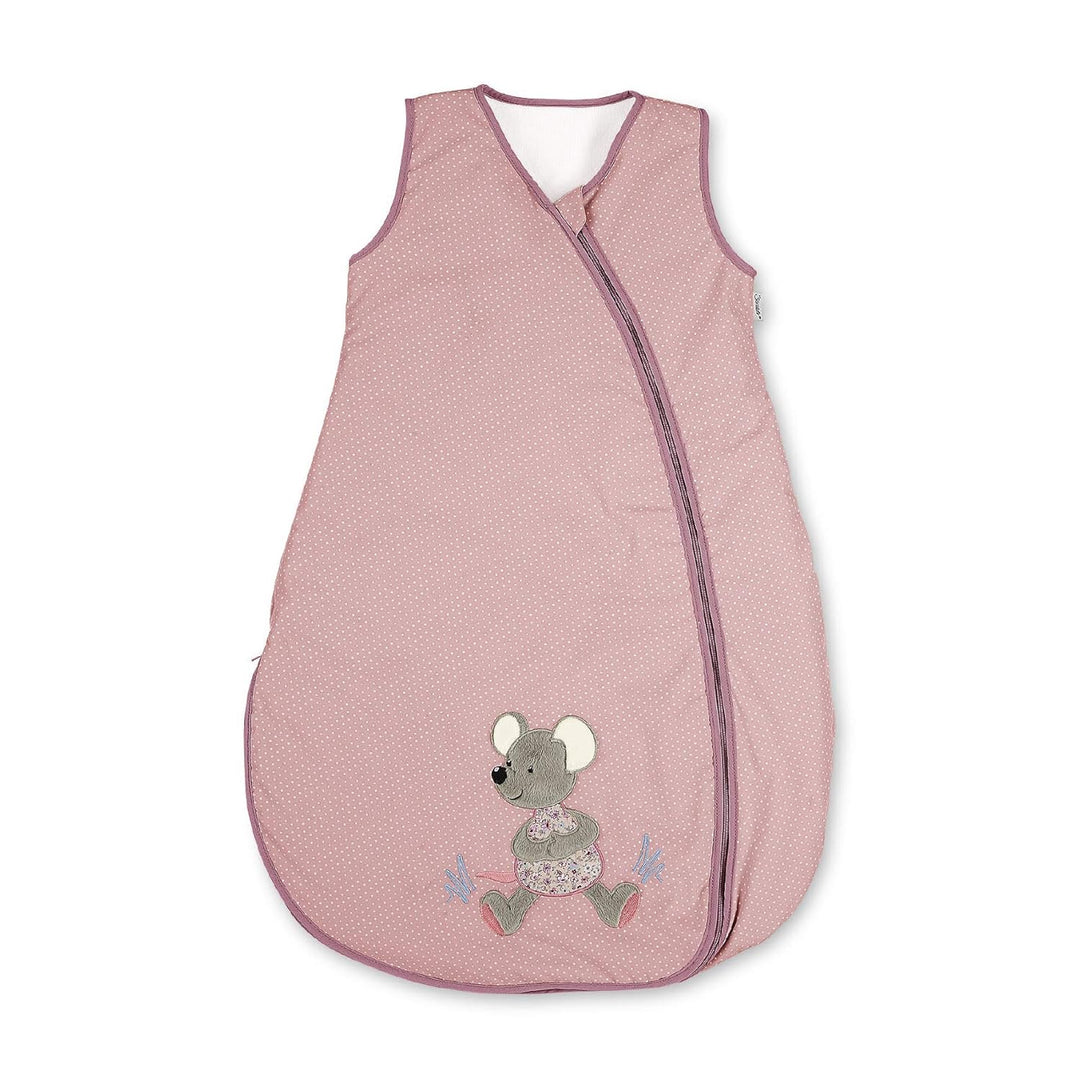 Sterntaler Sommer-Schlafsack für Kleinkinder, Maus Mabel, Reissverschluss, Grösse: 70 cm, Rosa Wicke