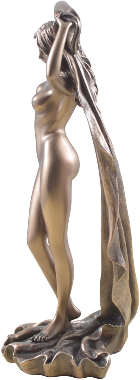 Veronese by Joh. Vogler GmbH Weiblicher Akt Frau hält Ihr Tuch über den Kopf Figur Skulptur