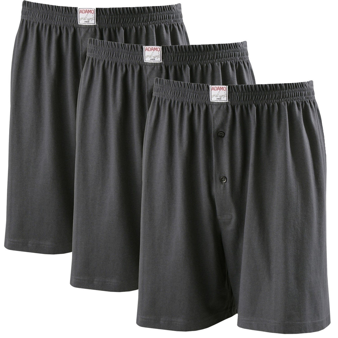 ADAMO James Boxershort im 3er Pack XXL-8 bis 8XL-20 schwarz XXL Schwarz, XXL Schwarz