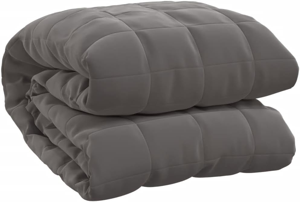 Revera Gewichtsdecke grau 155 x 220 cm 11 kg Stoff